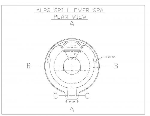 SPILL OVER SPA - PLAN VIEW