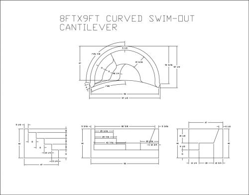 8FTX9FT CURVED SWIM OUT