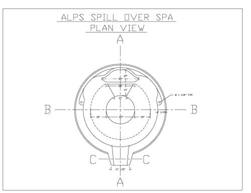 SPILL OVER SPA - PLAN VIEW